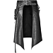 Assassin Punk Rave Leather Kilt