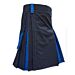 Black And Blue Hybrid Kilt