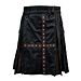 Black And Brown Leather Kilt