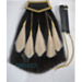 Black Horse Hair Sporran Five Tassel