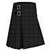 Black Shadow Tartan Kilt