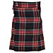 Black Stewart Tartan Utility Kilt