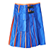 Blue And Orange Utility Kilt