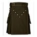Brown Fashion Utility Kilt