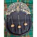 Black Bovine Antique Dress Sporran