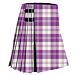 Eriskin Dress Purple & White Tartan Kilt