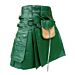 Green Leather Kilt