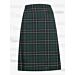 Green Max Banner Tartan Midi Kilt
