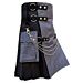 Grey & Black Gothic Kilt