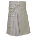 Grey Interchangeable Utility Kilt