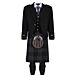 Grey Isle Black Jacket Kilt Outfit