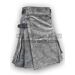 Grey Leather Utility Kilt