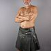 Men,s Leather Kilt