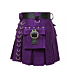 Purple Mini Utility Kilt For Women