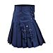 Navy Blue Modern Kilt