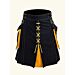 Black & Yellow Hybrid Kilt