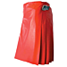 Red Leather Gladiator Kilt