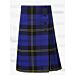 Royal Blue Tartan Wrap Around Kilt Skirt