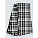 Scott Black And White Modern Tartan Kilt