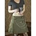 Women Olive Green Utility Kilt