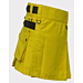 Women Yellow Color Utility Kilt