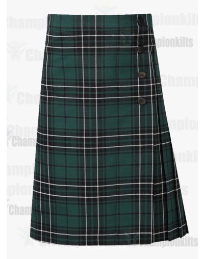 Kelso Bottle Green Tartan Skirt Kilt