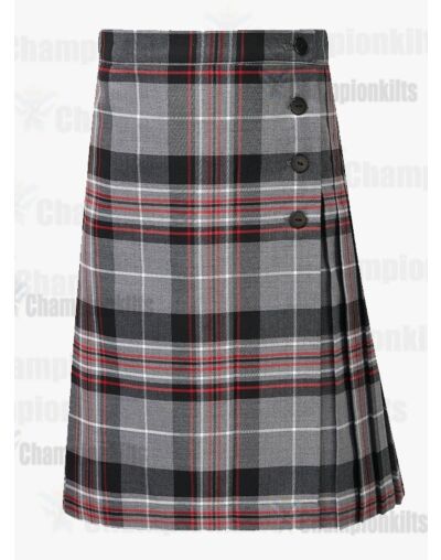 Grey Kelso Tartan Skirt Kilt